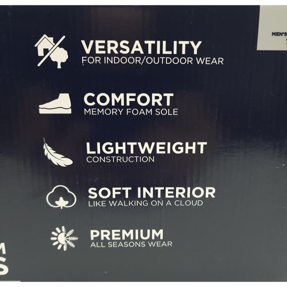 Haggar Men's Faux-Shearling Memory Foam Venetian House Slippers Tan 11-12 XL NEW - Picture 8 of 9